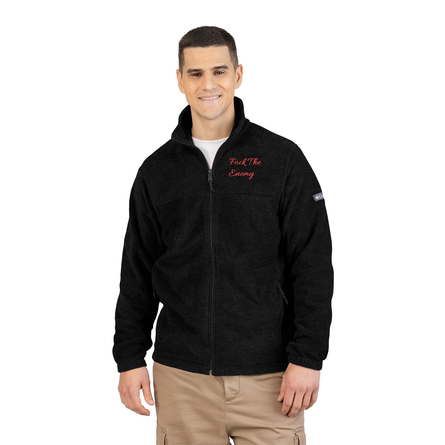 Fuck The Enemy Columbia Fleece Jacket