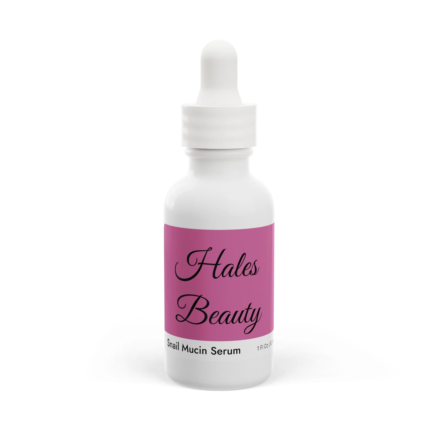 Hales Beauty Snail Mucin Facial Serum, 1oz