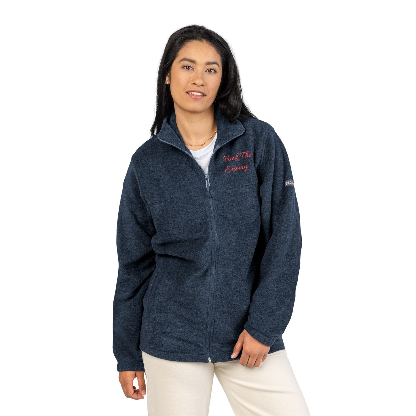 Fuck The Enemy Columbia Fleece Jacket