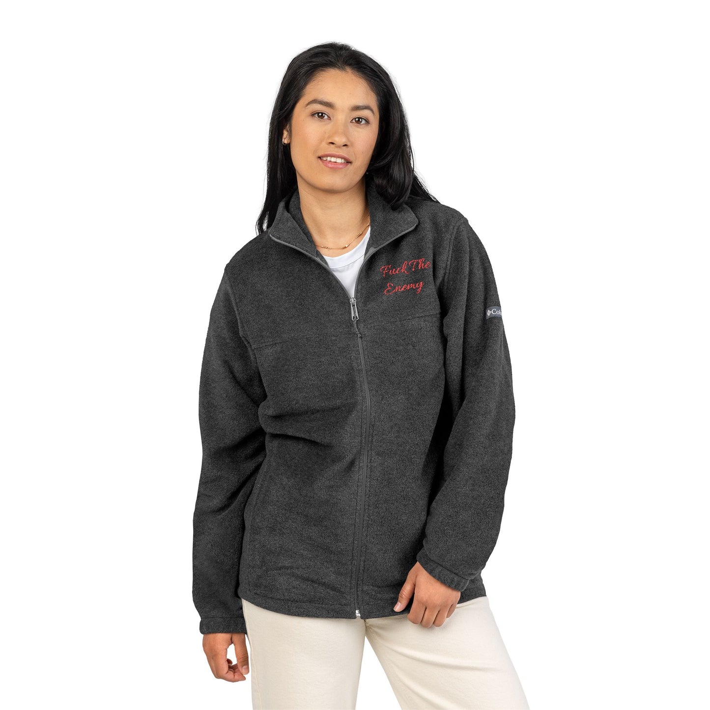 Fuck The Enemy Columbia Fleece Jacket