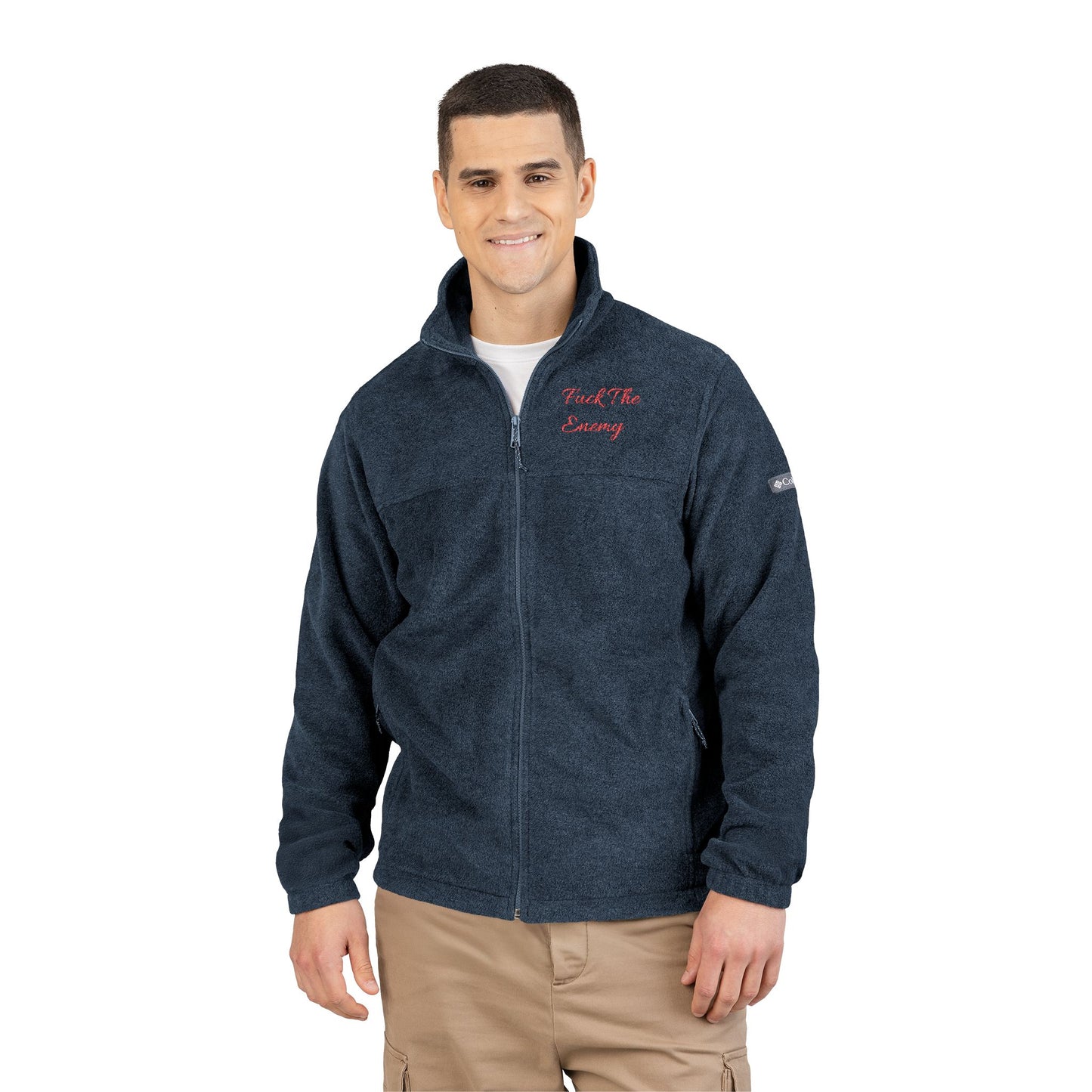 Fuck The Enemy Columbia Fleece Jacket