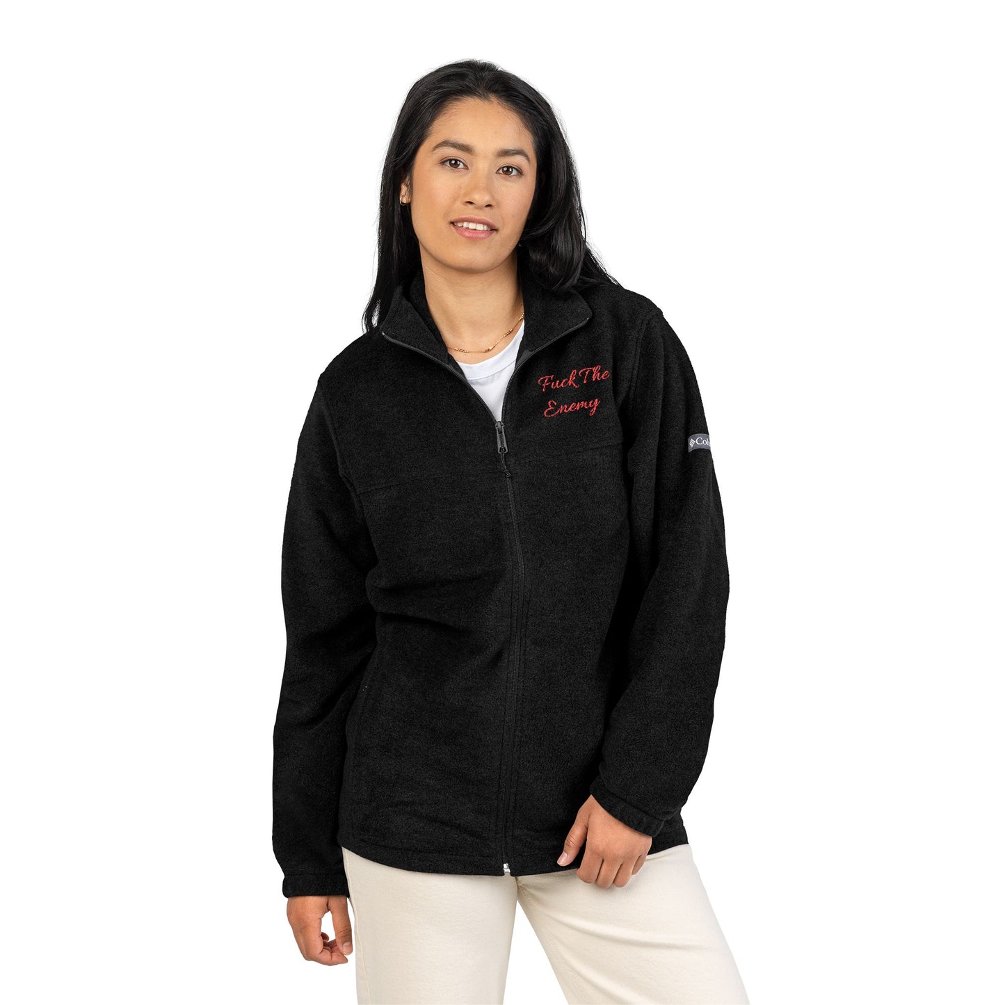 Fuck The Enemy Columbia Fleece Jacket