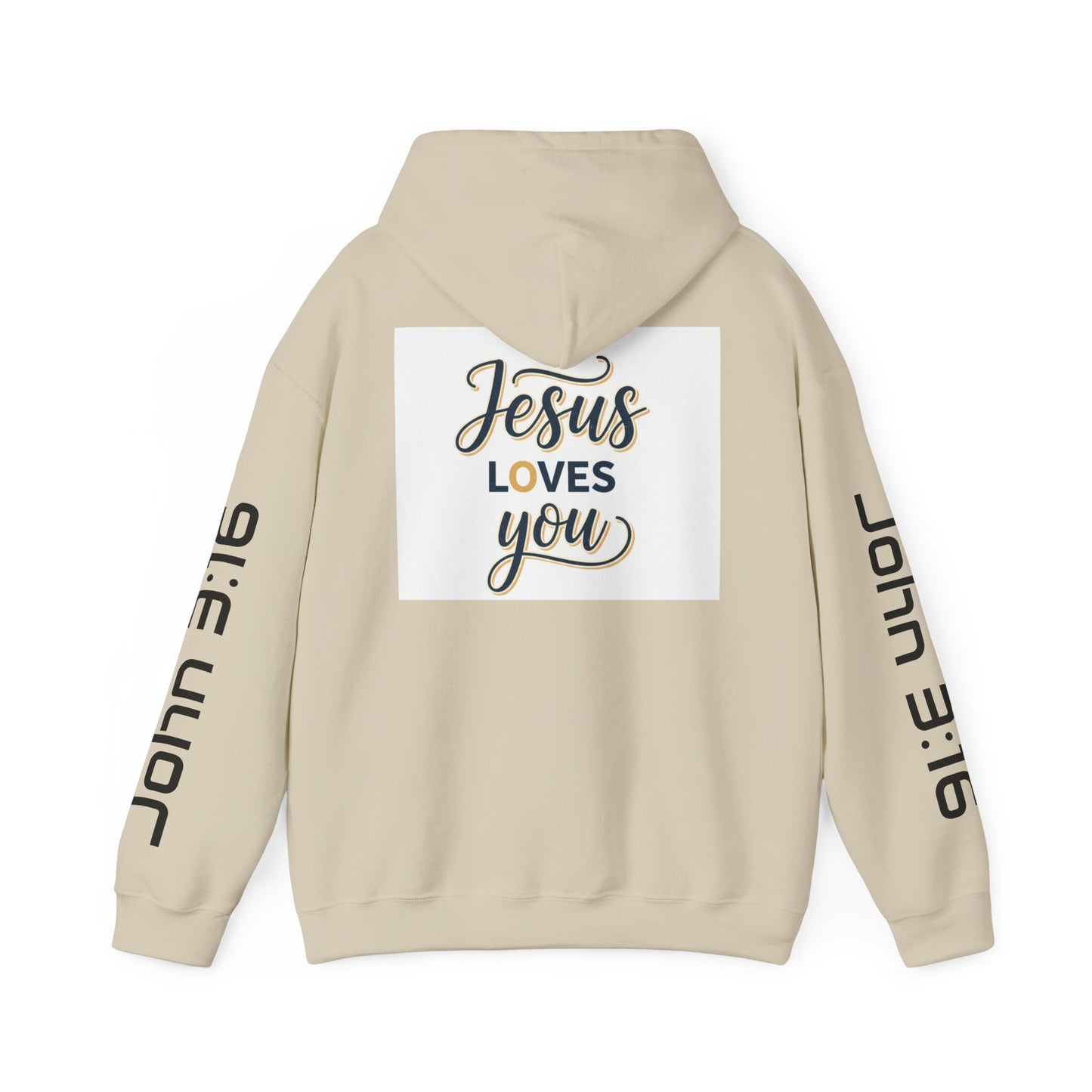 Jesus Loves You Hoodie — John 3:16