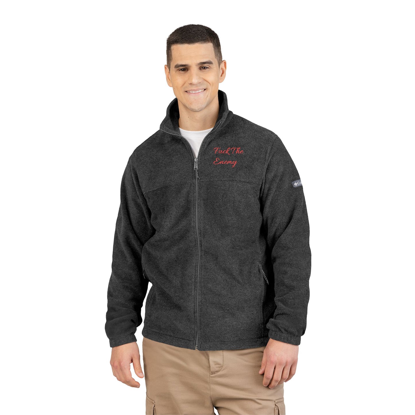 Fuck The Enemy Columbia Fleece Jacket